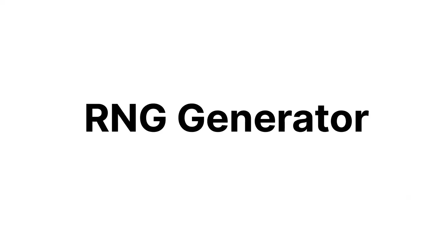 Screenshot 1 of Random Number Generator