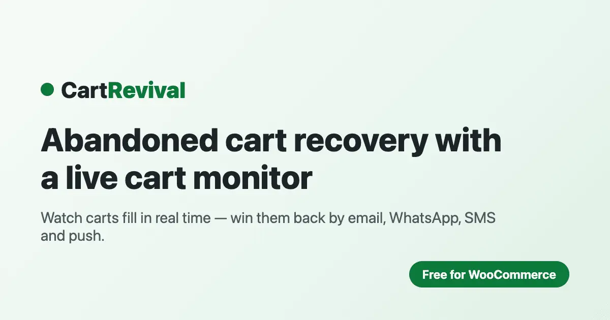 Screenshot 1 of CartRevival