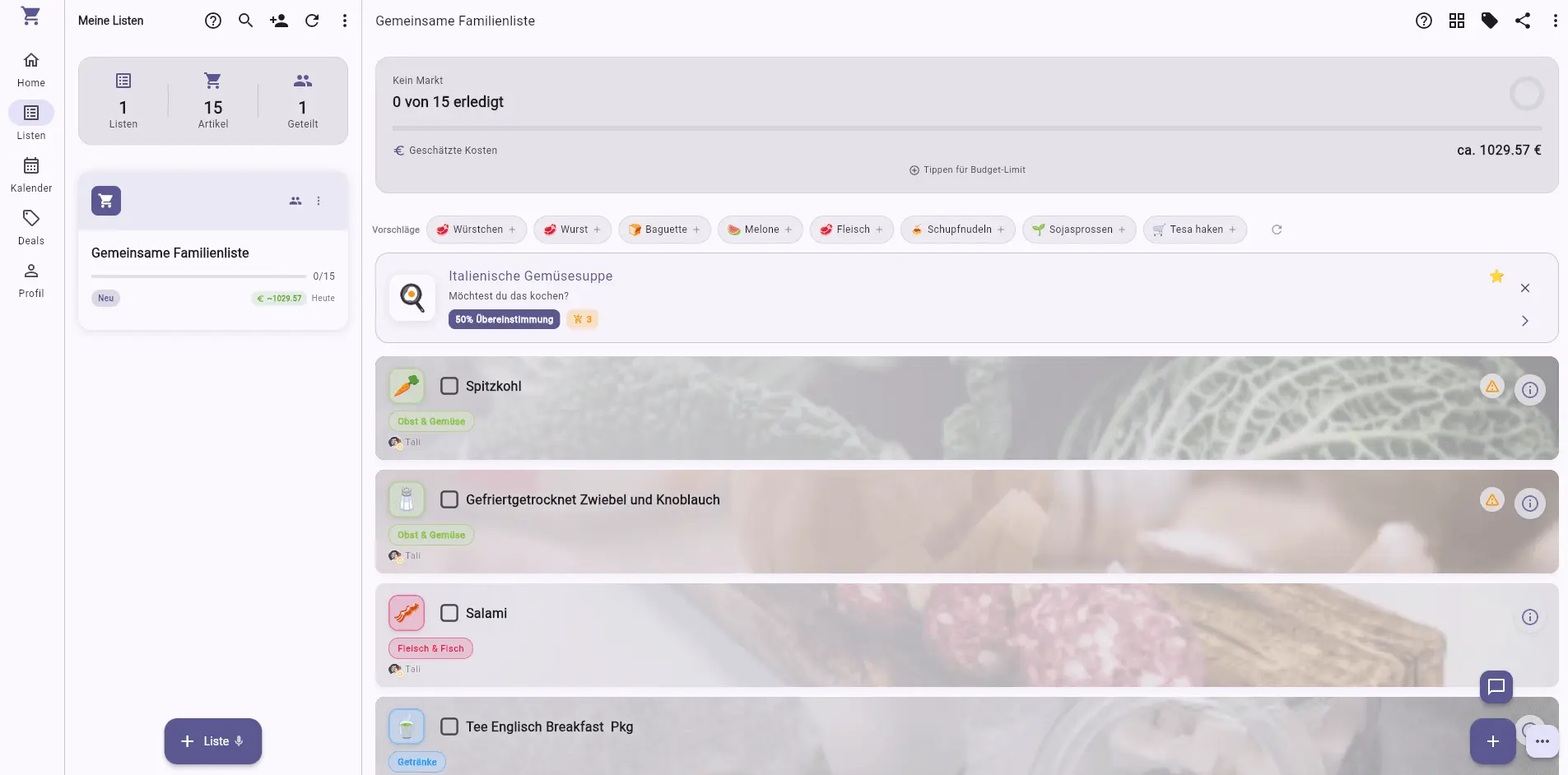 Screenshot 4 of SwipeList
