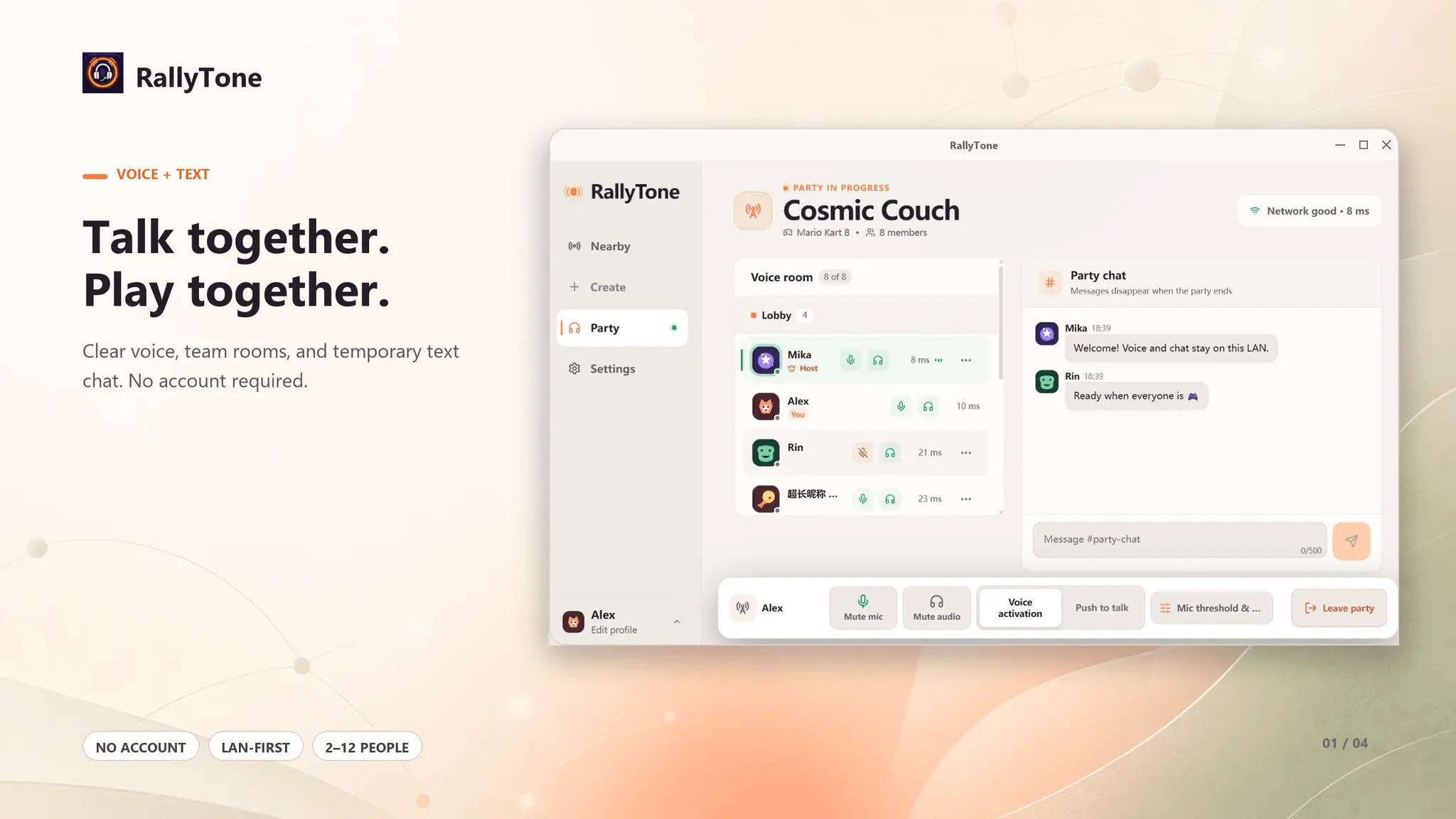 Screenshot 1 of RallyTone