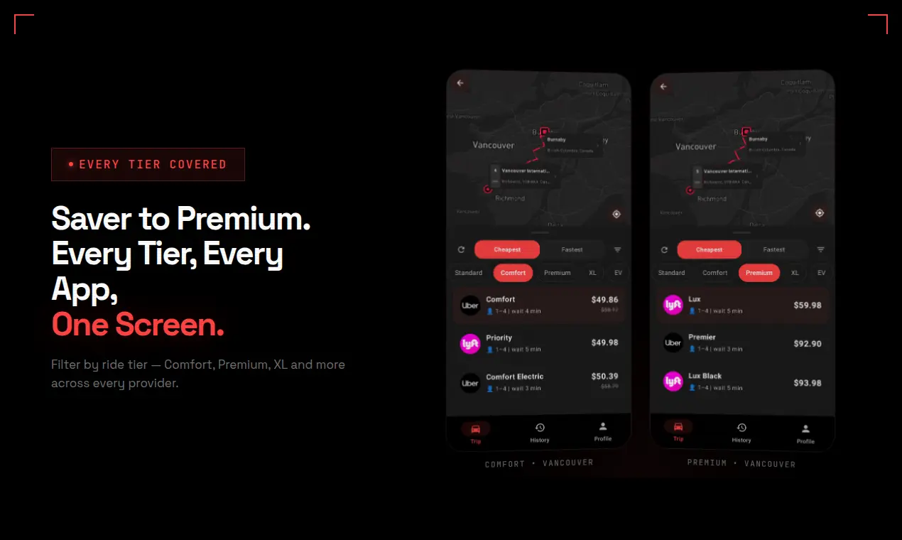 Screenshot 2 of Payfair: Compare Ride Prices