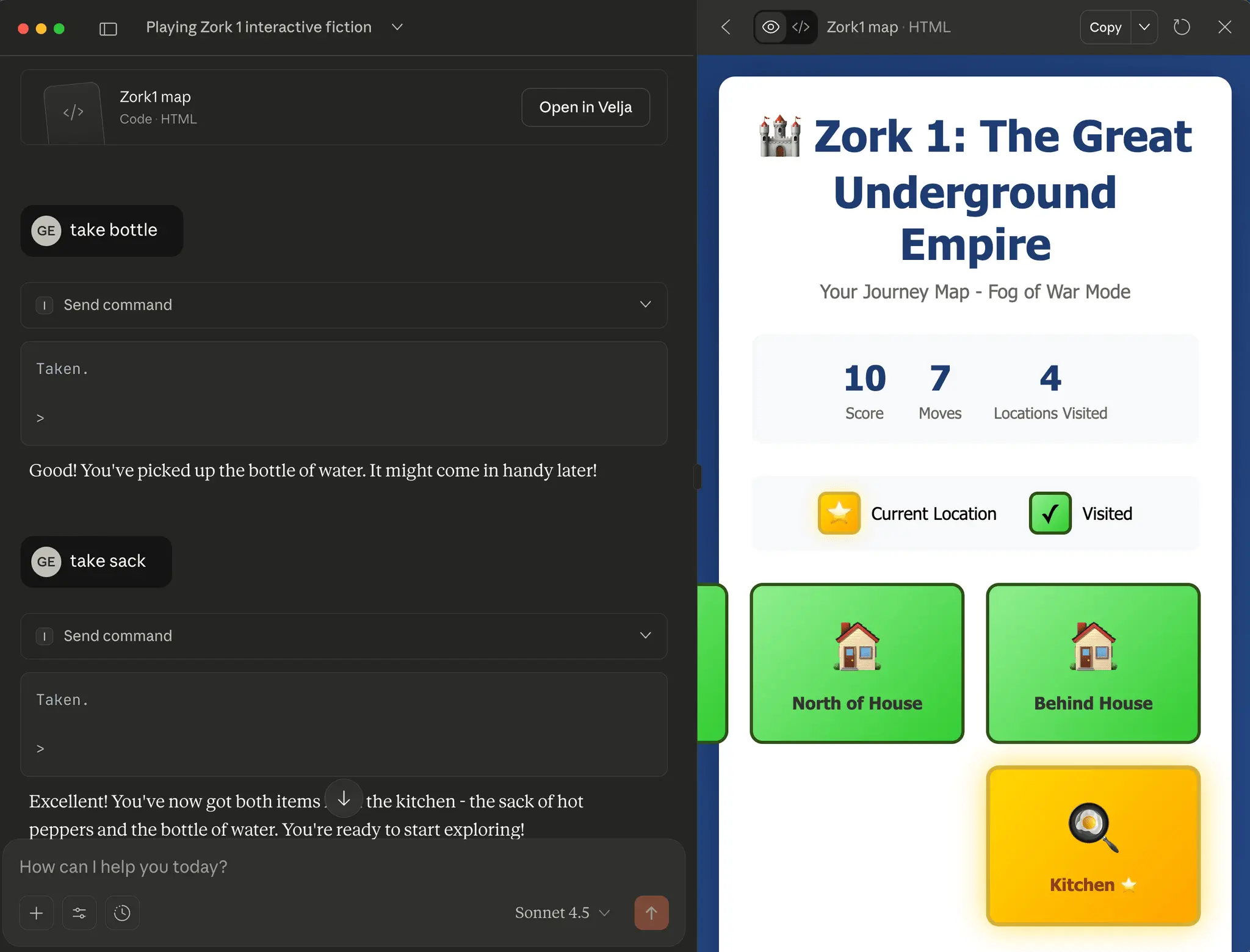 Screenshot 2 of Interactive fiction games for ChatGPT