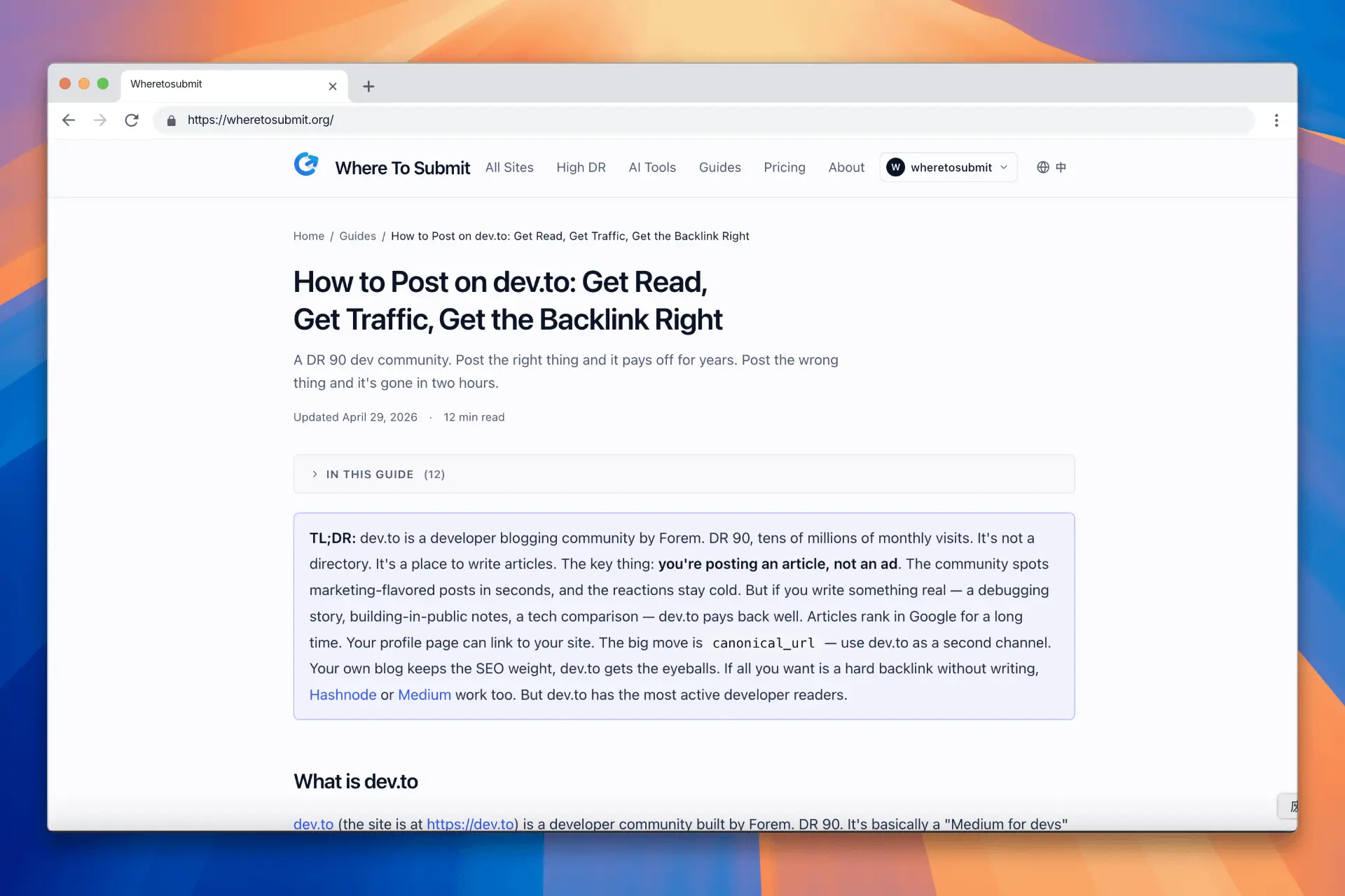 Screenshot 6 of Where To Submit