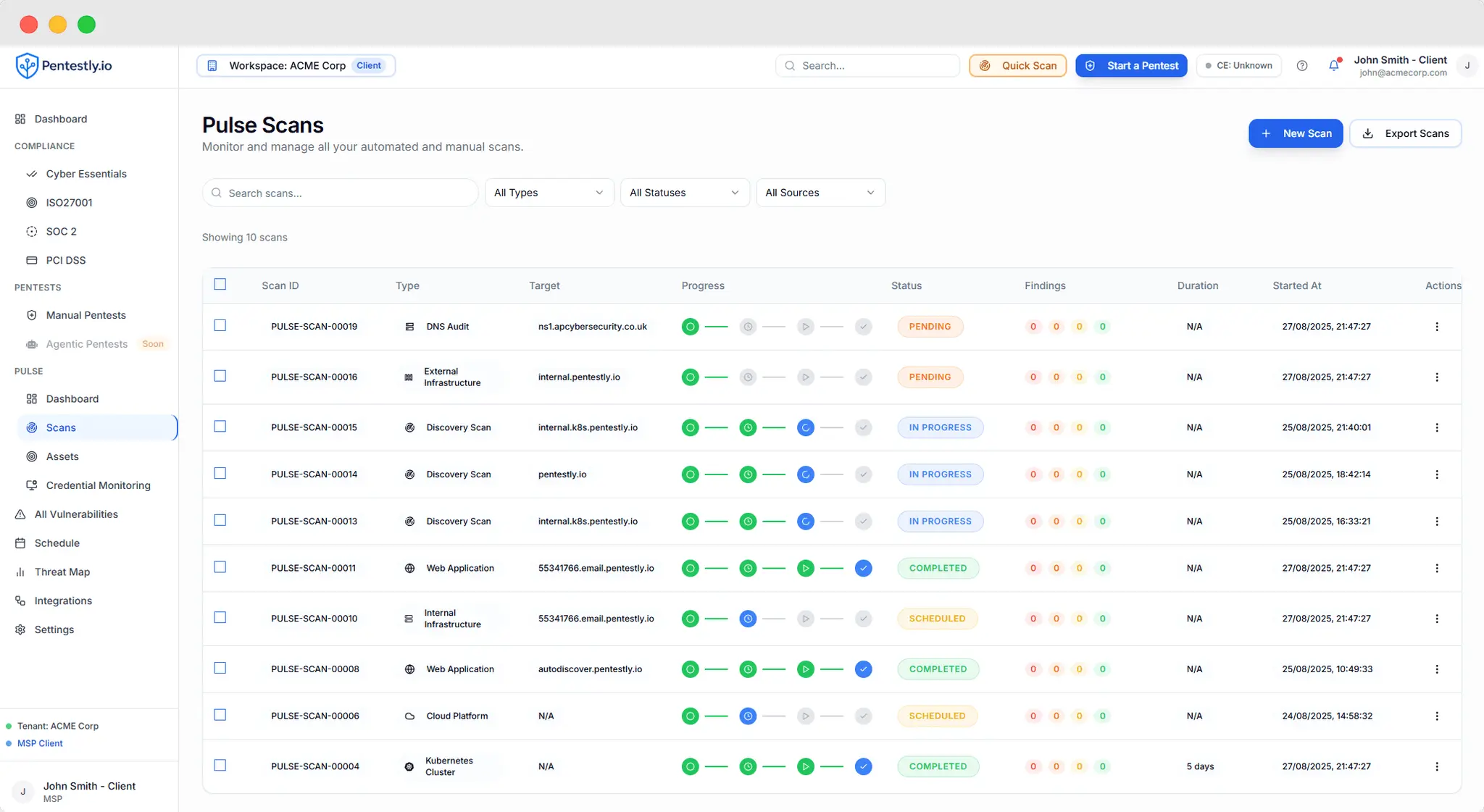 Screenshot 3 of AI PTaaS by Pentestly