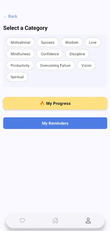 Screenshot 4 of Motivational Hub