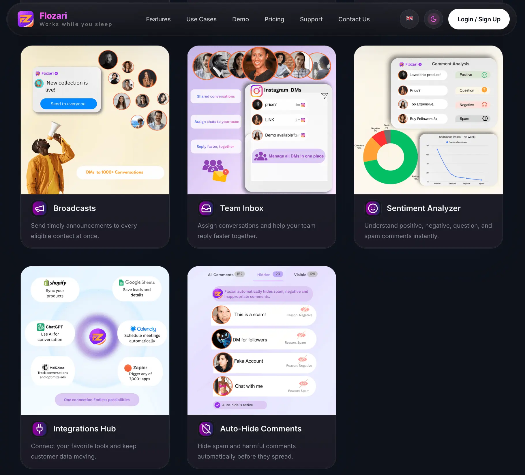 Screenshot 3 of Flozari | Instagram automation tool