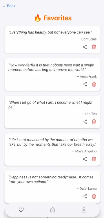Screenshot 1 of Motivational Hub