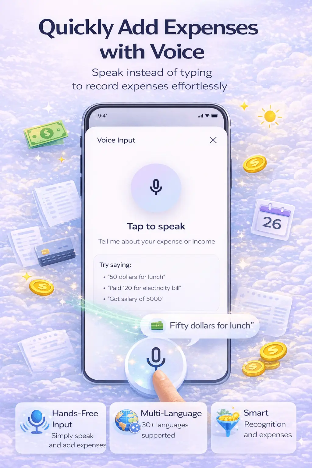 Screenshot 1 of Pocket - AI Budget & Expense Tracker