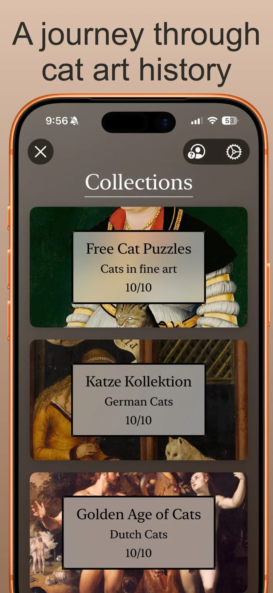 Screenshot 4 of Purrfecto: Cat Art Puzzles