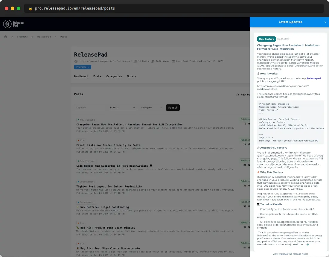 Screenshot 4 of ReleasePad