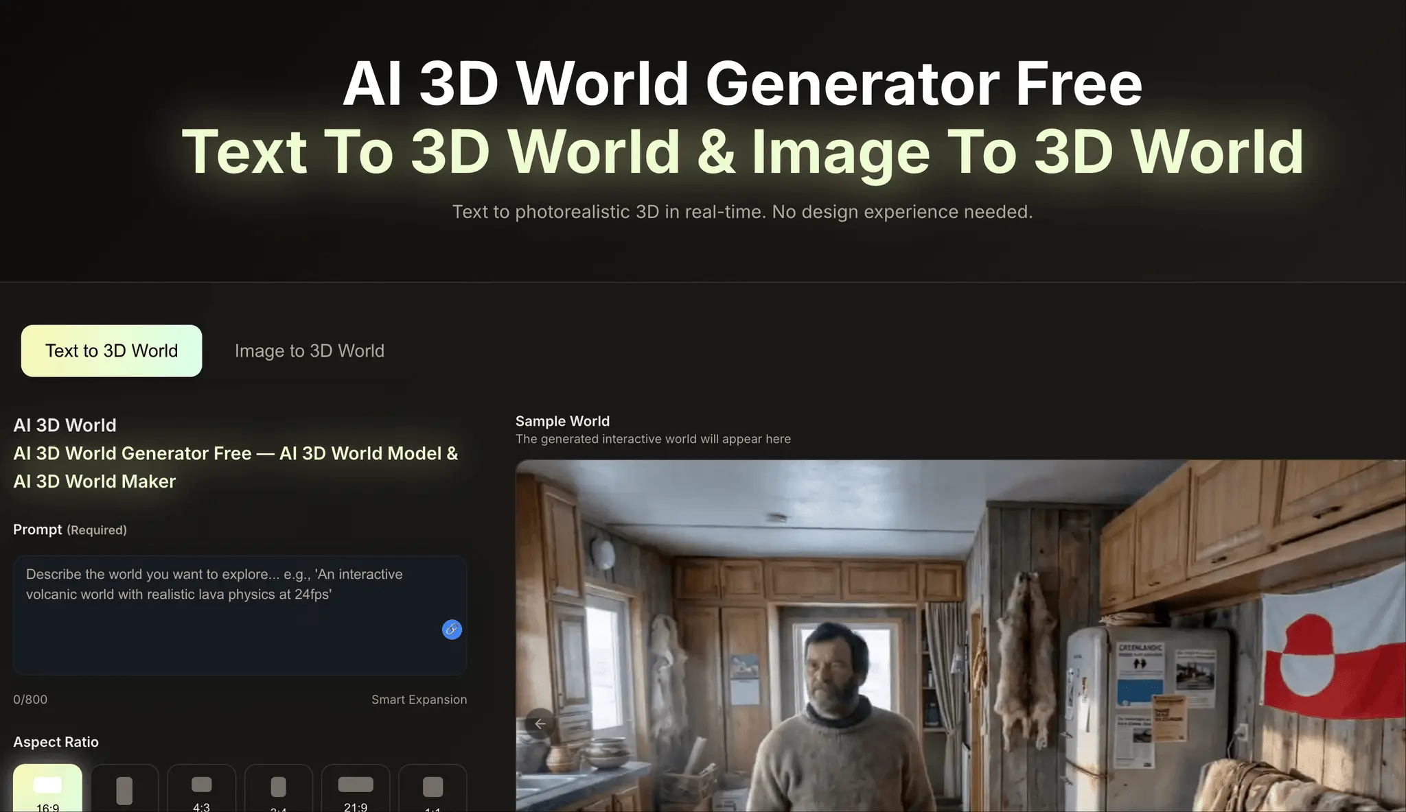 Screenshot 1 of AI 3D World 