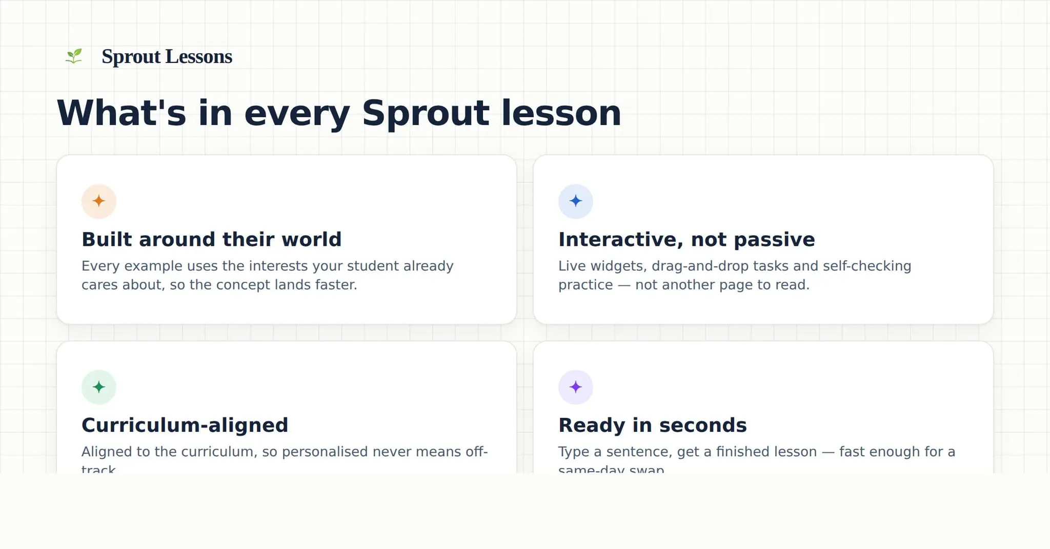 Screenshot 4 of Sprout Lessons