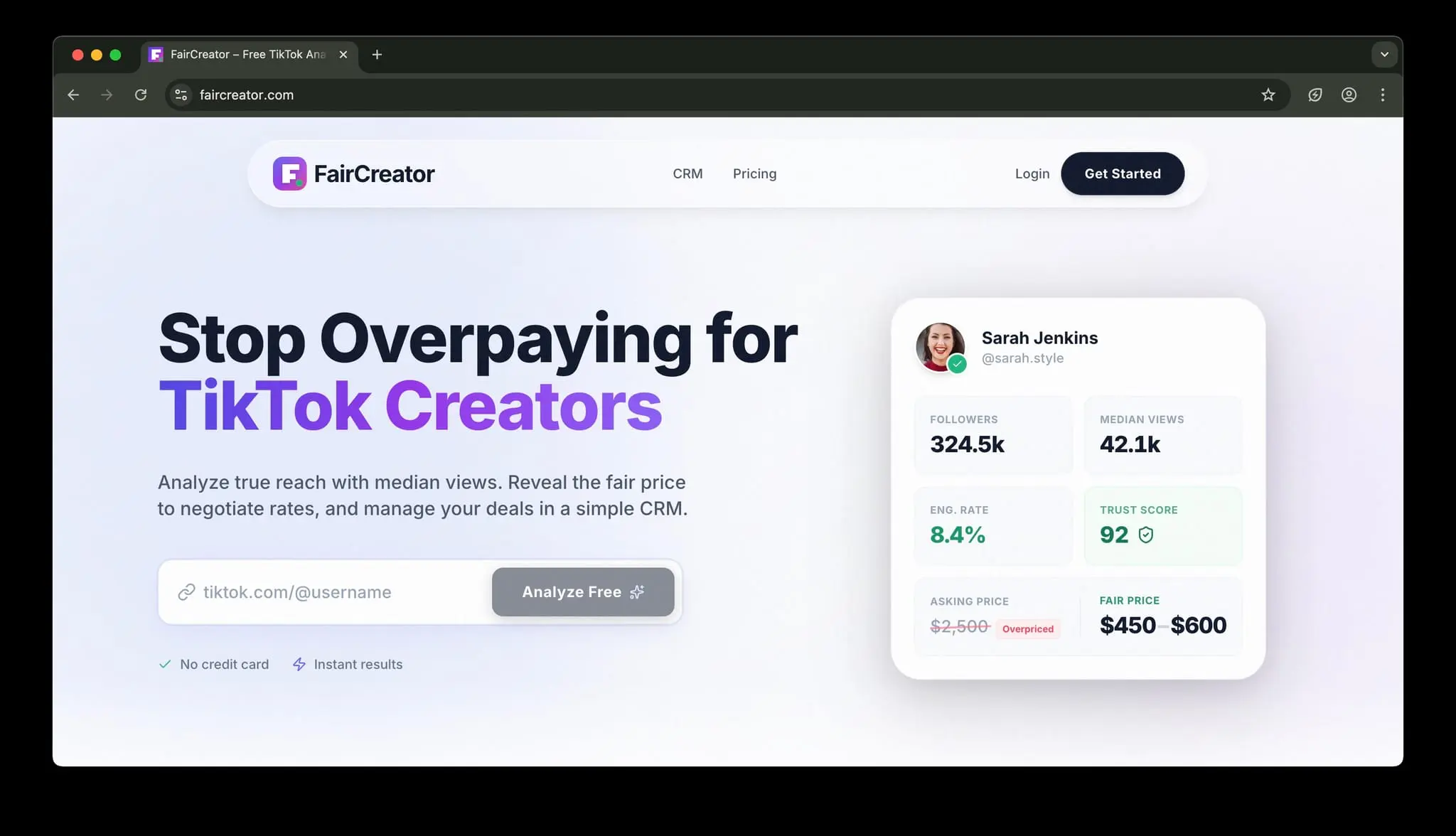 Screenshot 1 of FairCreator