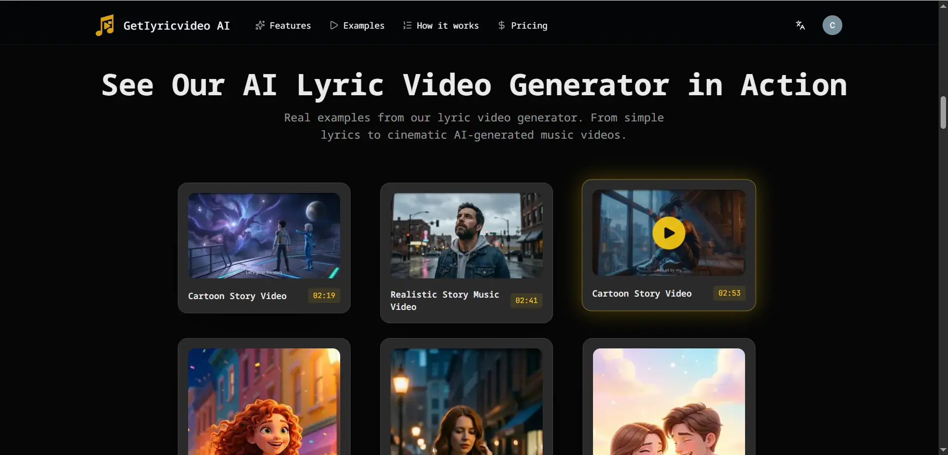 Screenshot 2 of GetLyricVideo AI