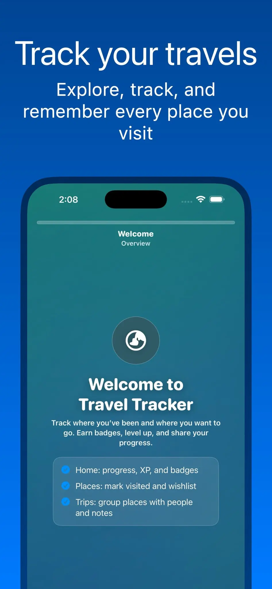 Screenshot 2 of Travel Tracker