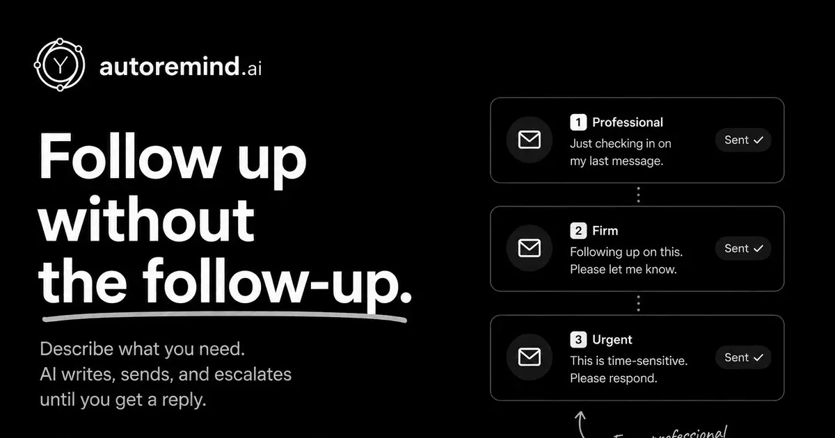 Screenshot 1 of autoremind.ai
