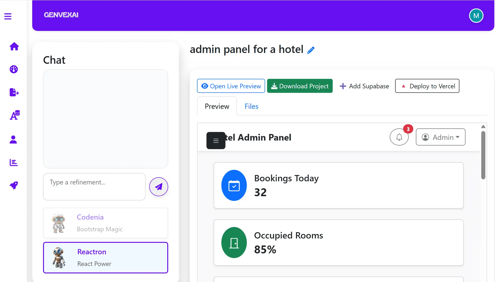Screenshot 6 of GenvexAI – AI Powered App Builder