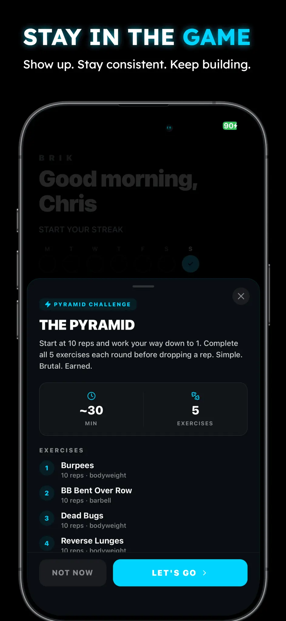 Screenshot 5 of BRIK — HIIT & Hyrox Workout Generator