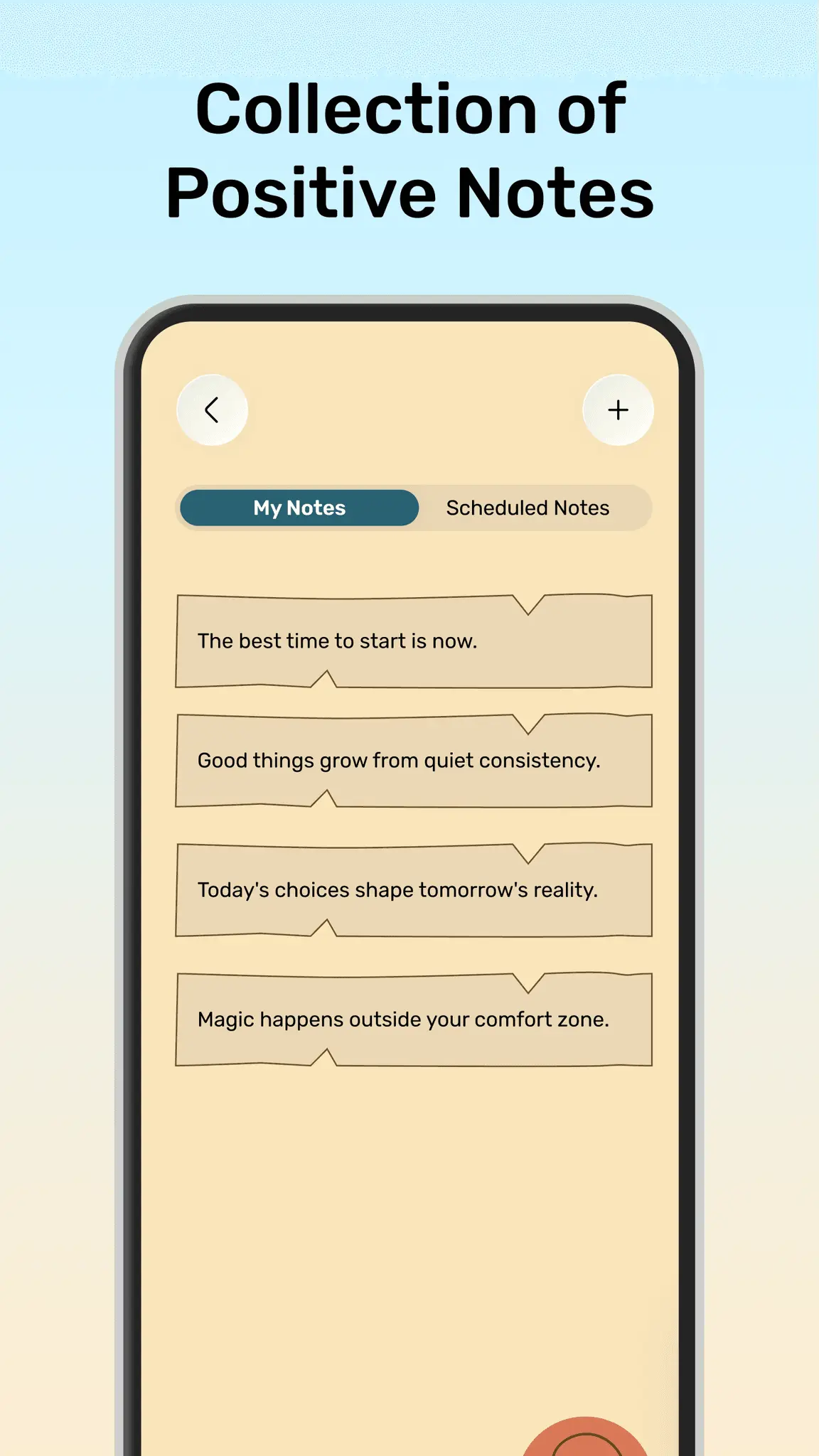 Screenshot 1 of BottleNote: Daily Inspirational Quotes