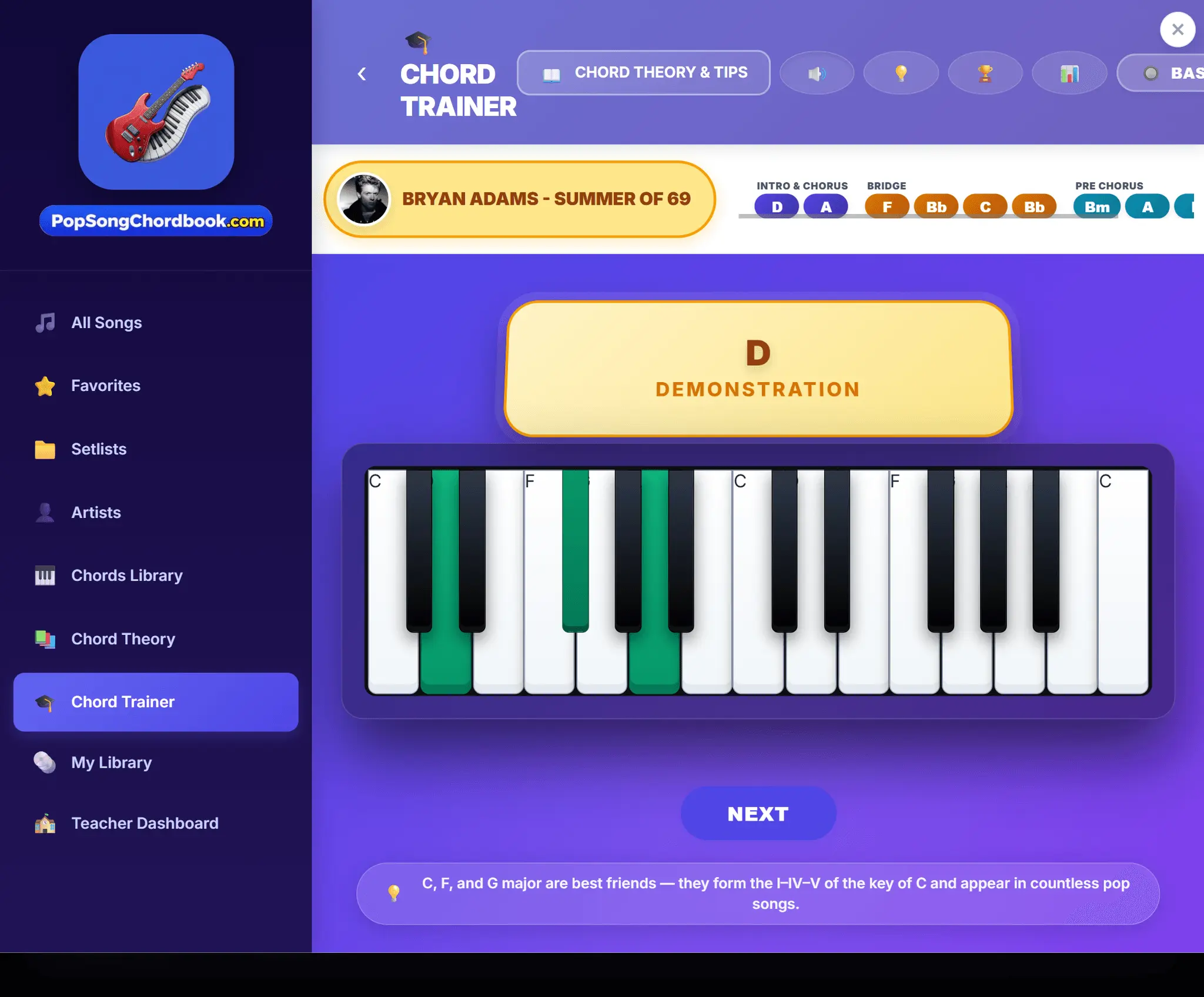 Screenshot 5 of PopSongChordBook
