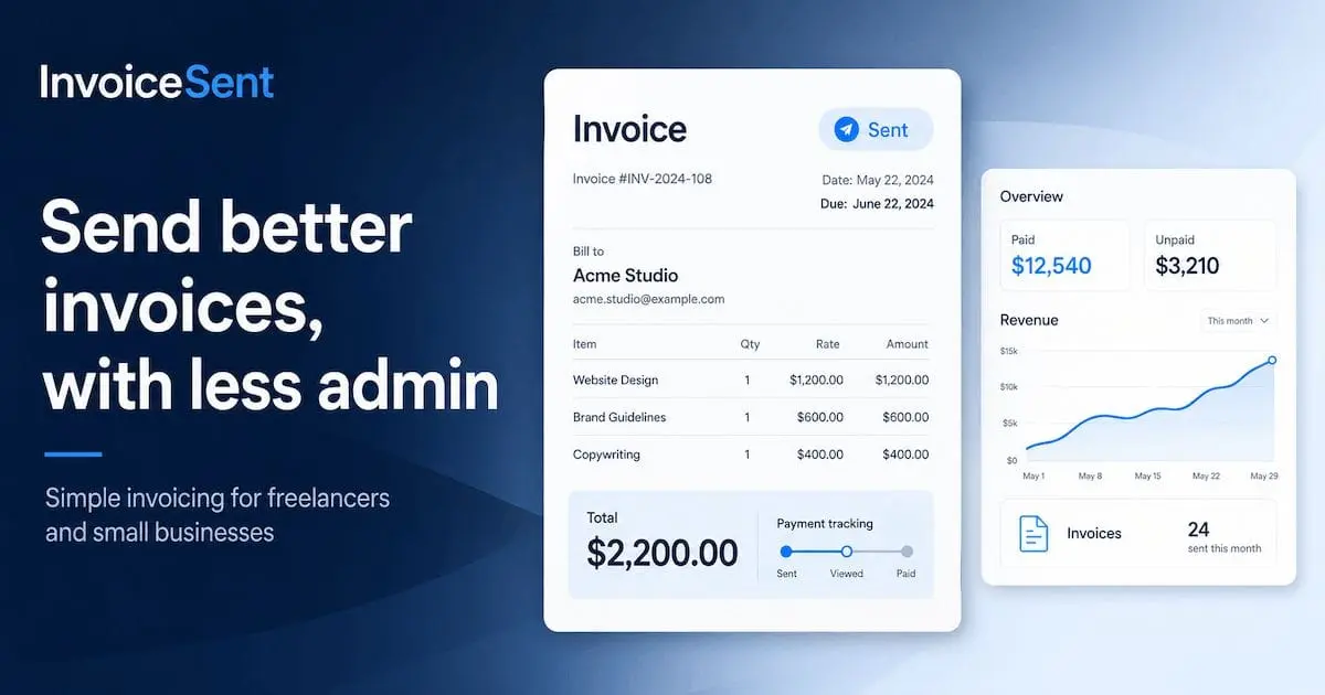 Screenshot 2 of InvoiceSent
