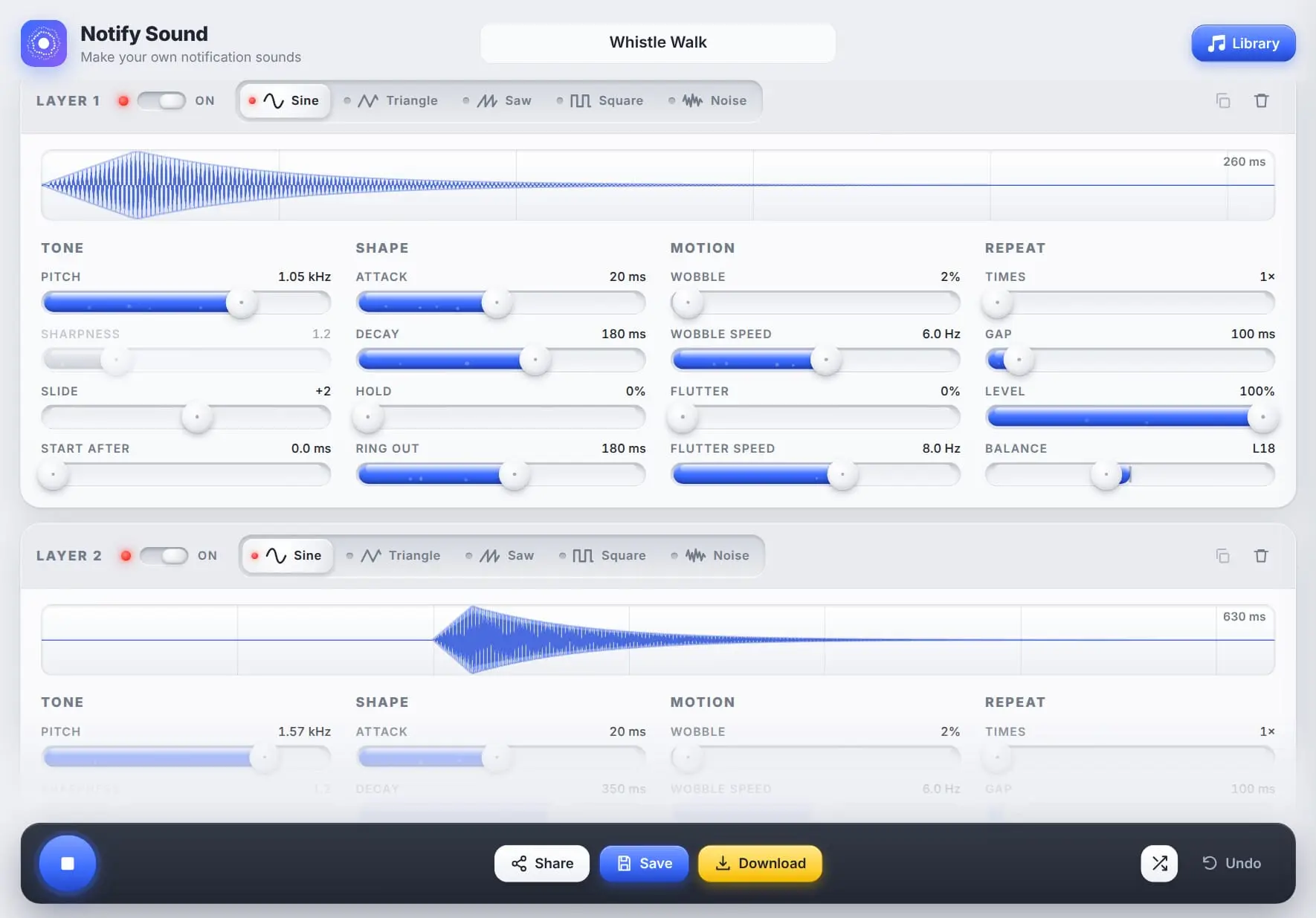 Screenshot 4 of Notify Sound