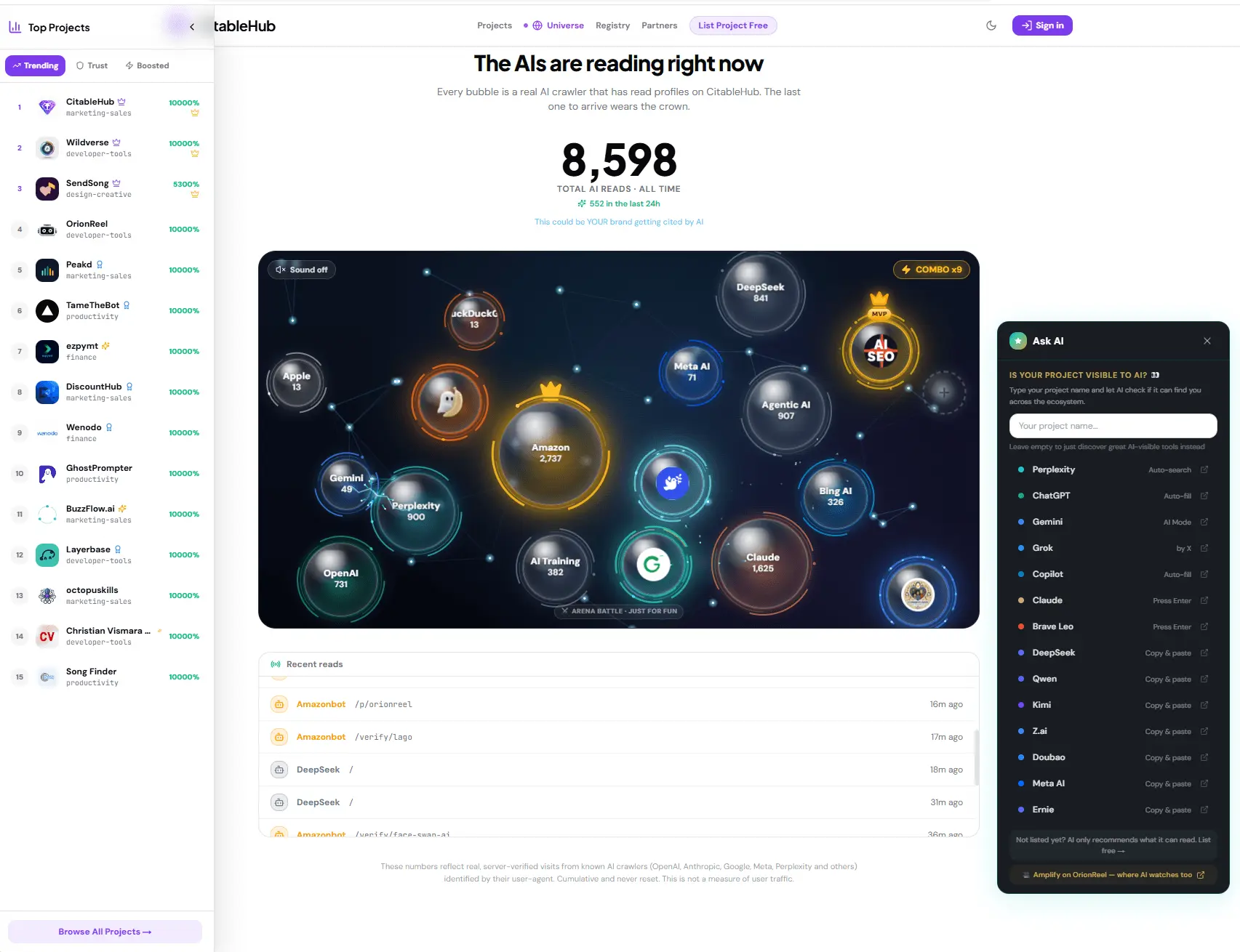 Screenshot 2 of CitableHub