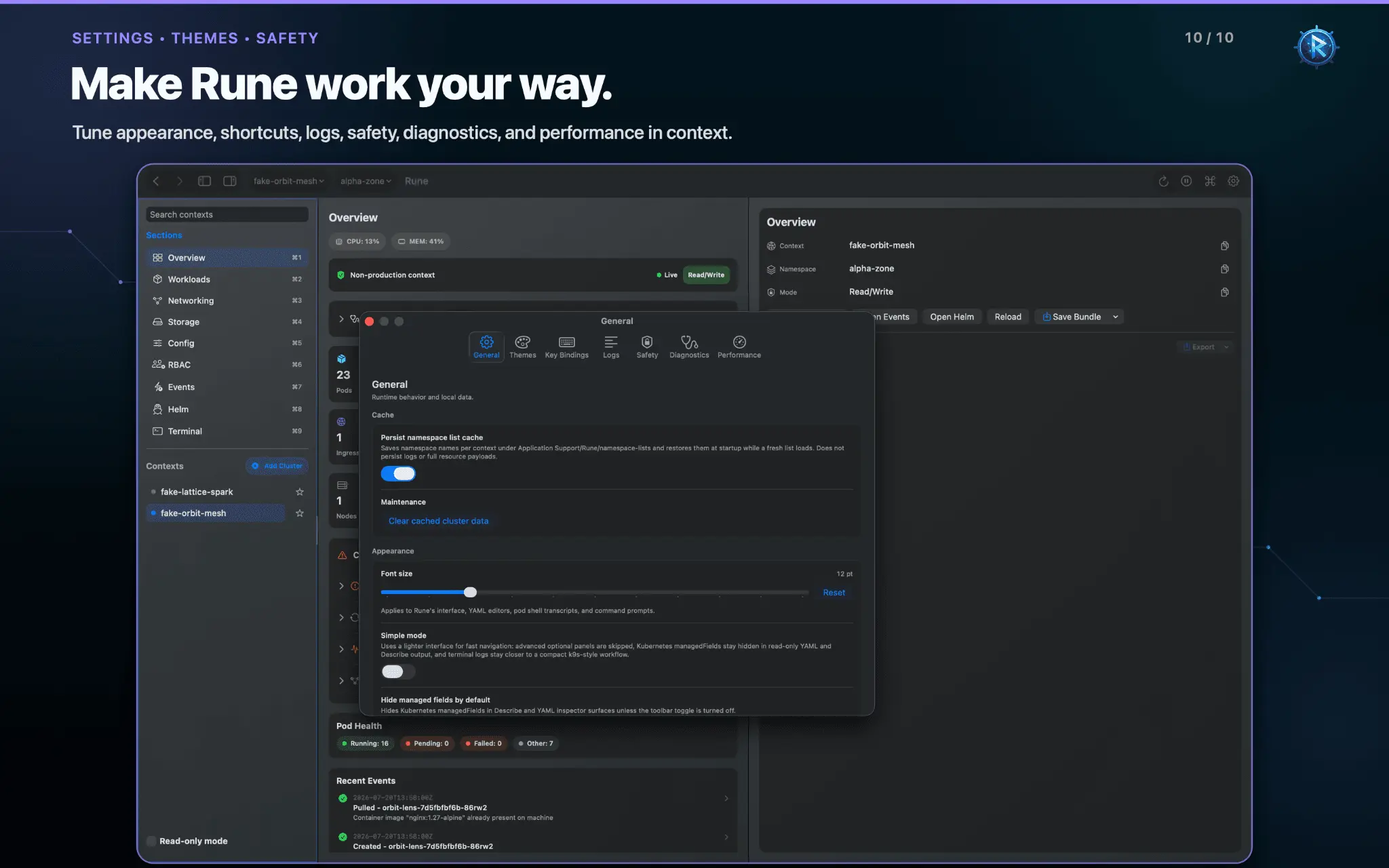 Screenshot 10 of Rune Kubernetes Client
