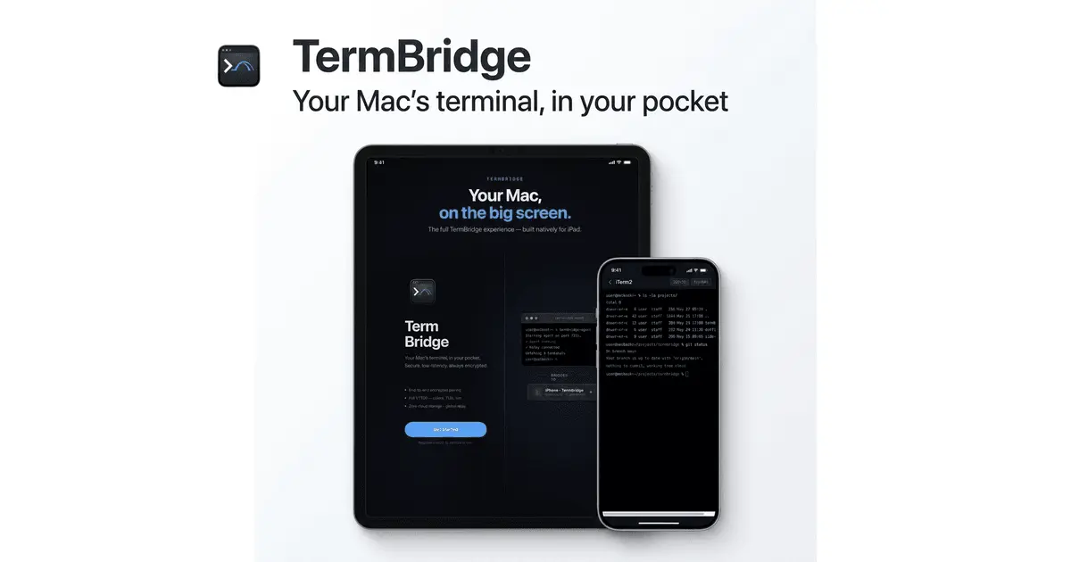 Screenshot 1 of TermBridge