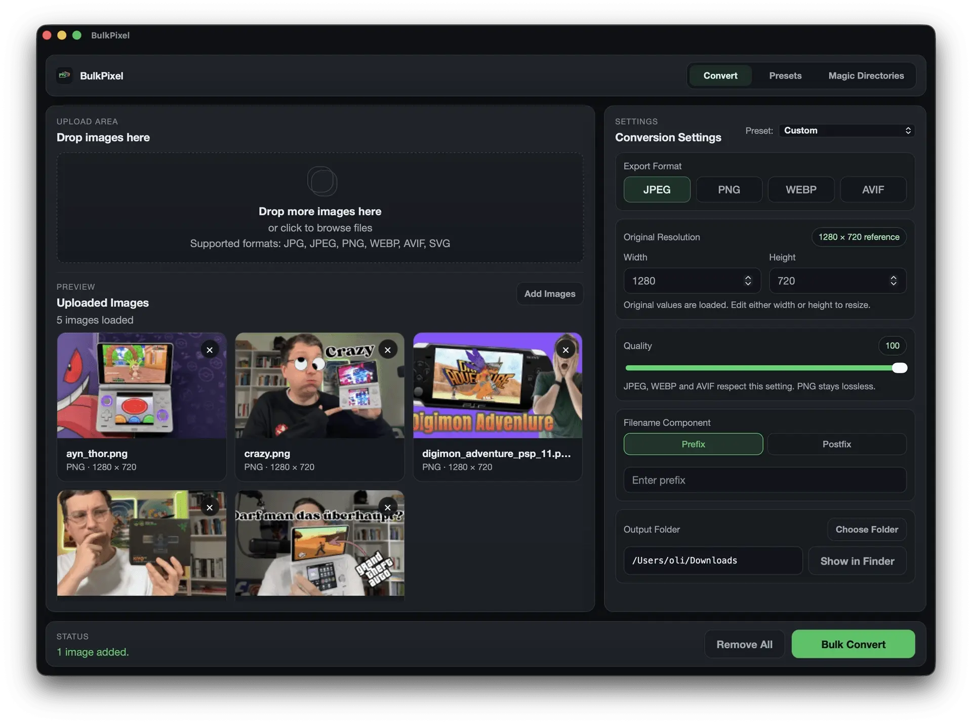 Screenshot 1 of BulkPixel