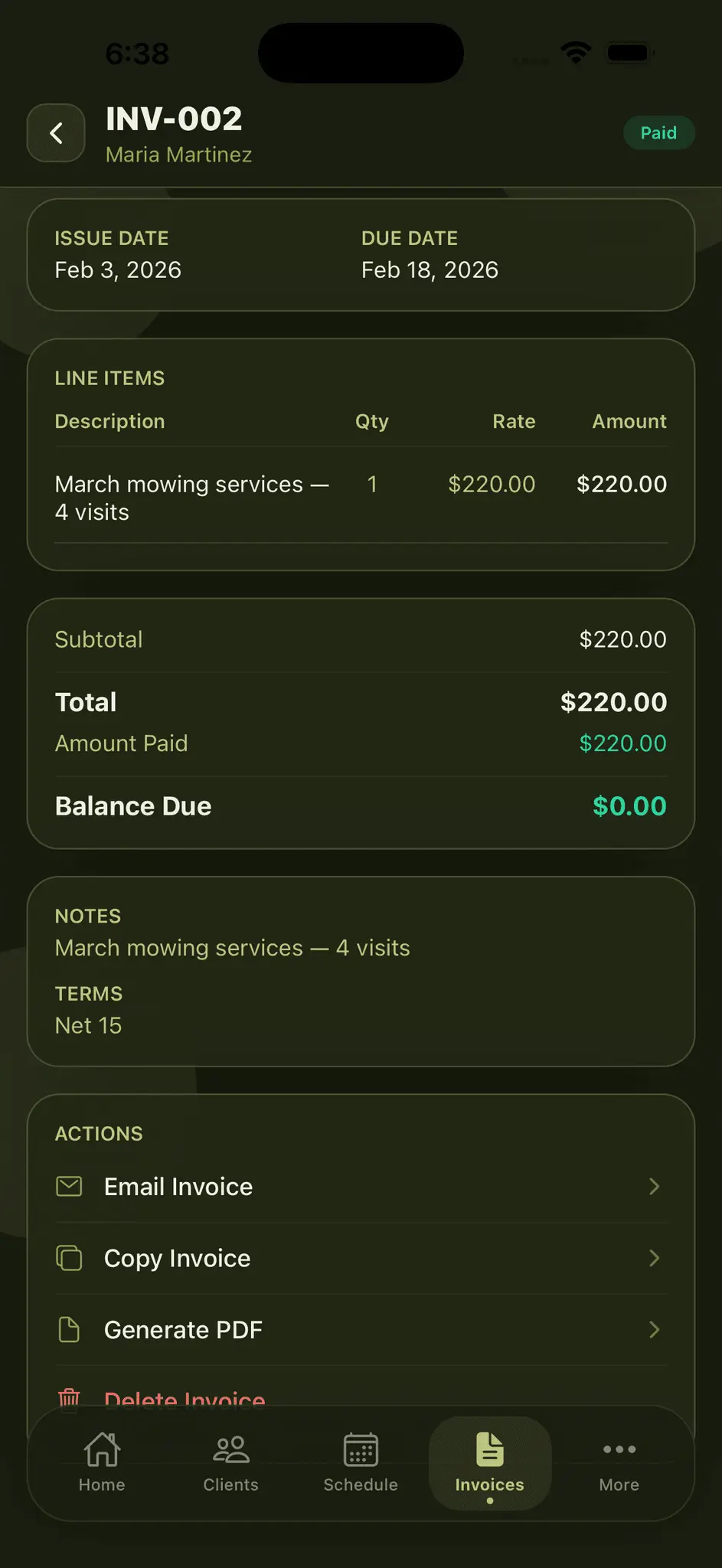 Screenshot 2 of LawnBook