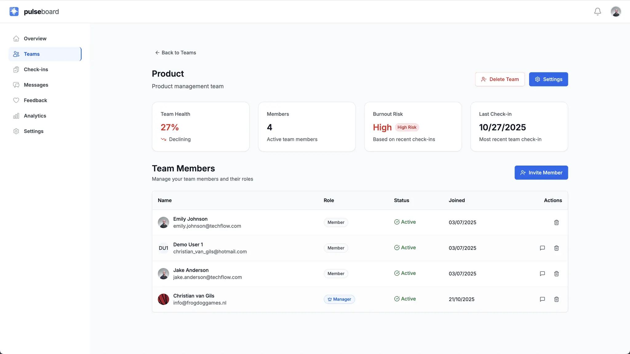 Screenshot 3 of PulseBoard - Sickness Leave Prevent