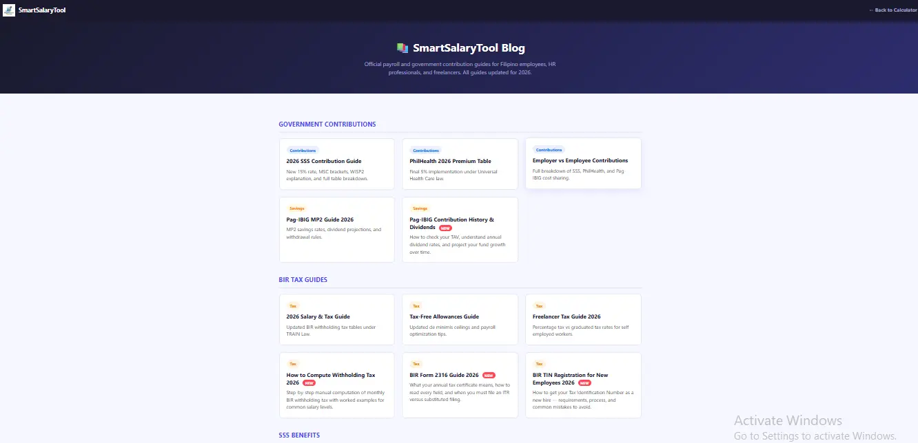 Screenshot 1 of SmartSalaryTool