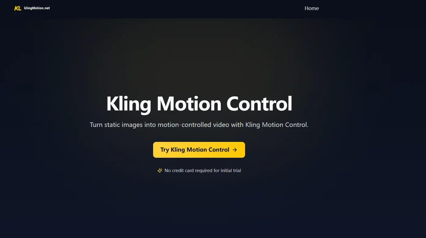 Screenshot 1 of Kling Motion Control