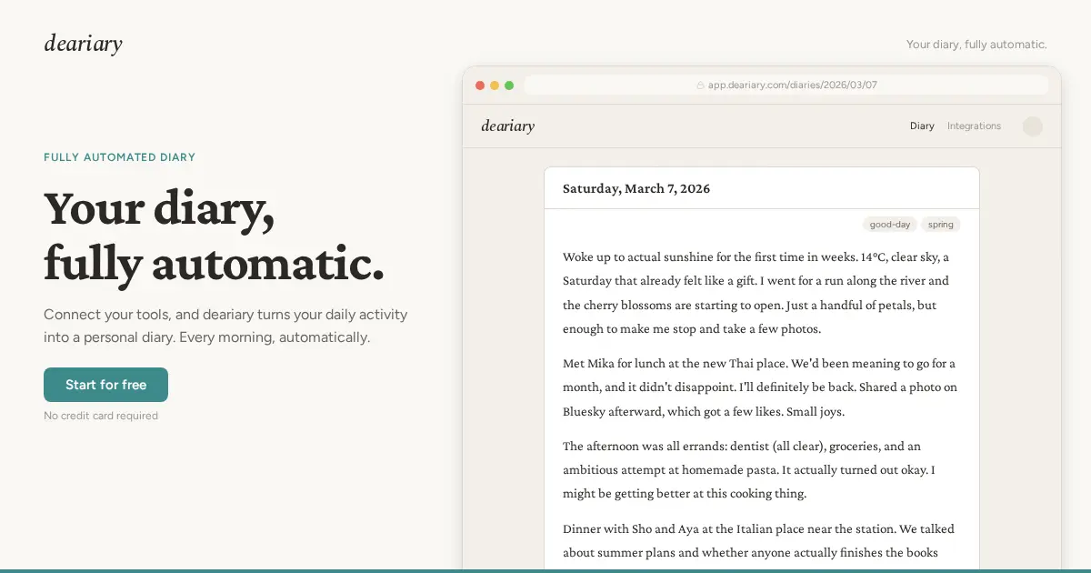 Screenshot 4 of deariary