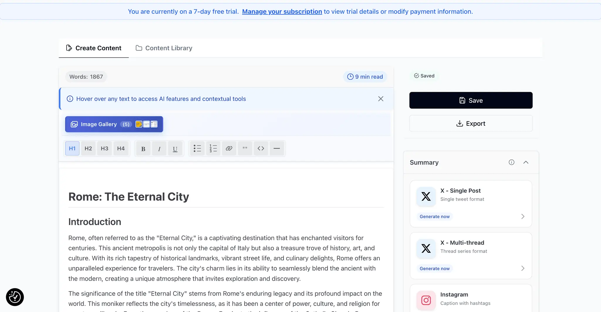 Screenshot 5 of Writfy.ai