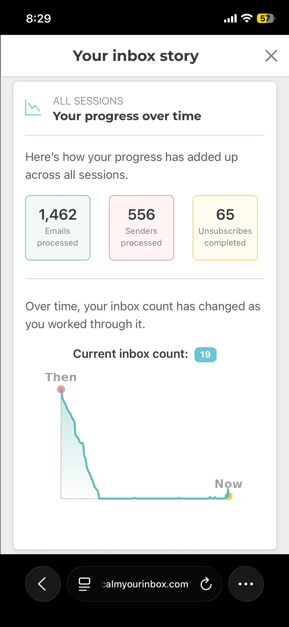 Screenshot 4 of Calm Your Inbox