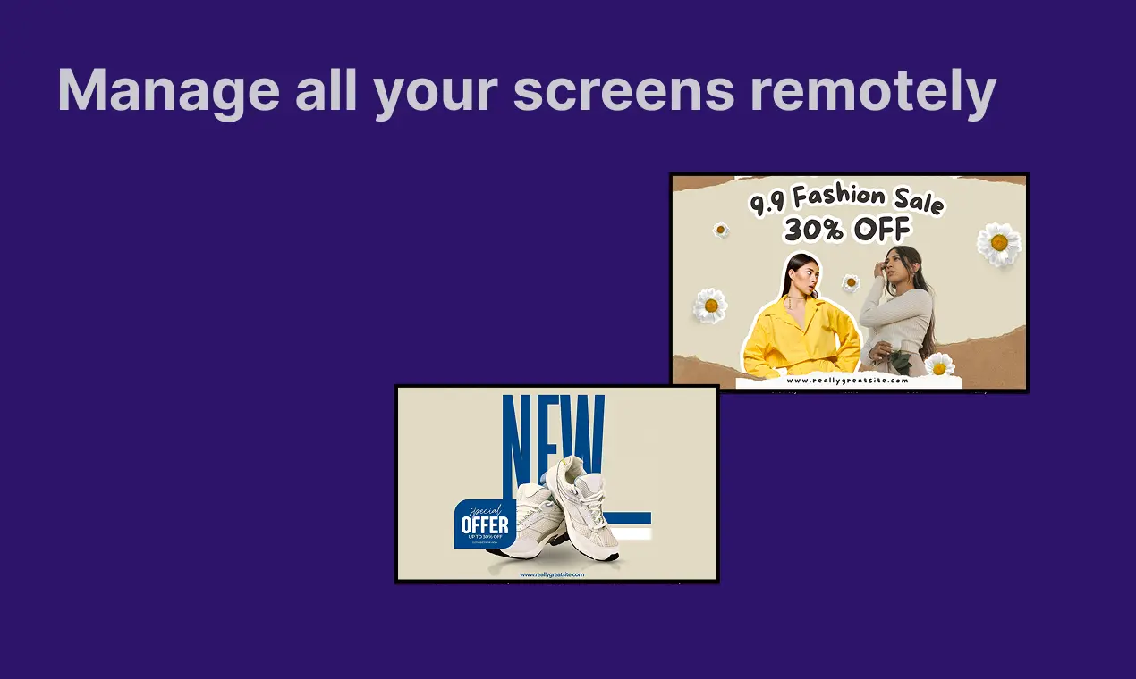 Screenshot 1 of Buzzblender Digital Signage App