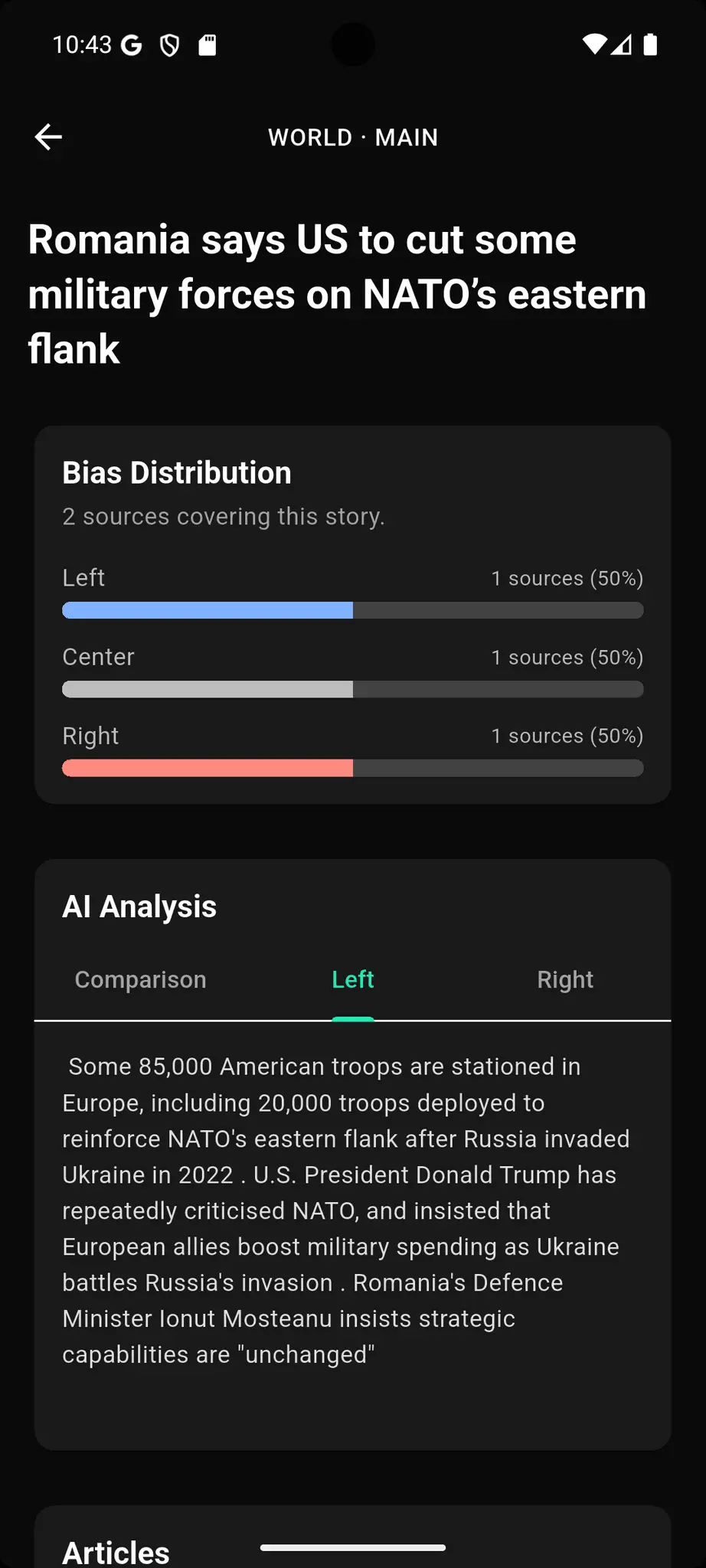 Screenshot 2 of EchoBreaker - The AI News App