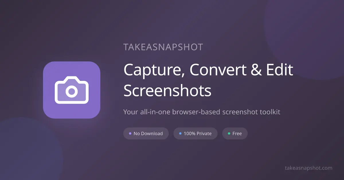 Screenshot 1 of TakeASnapshot