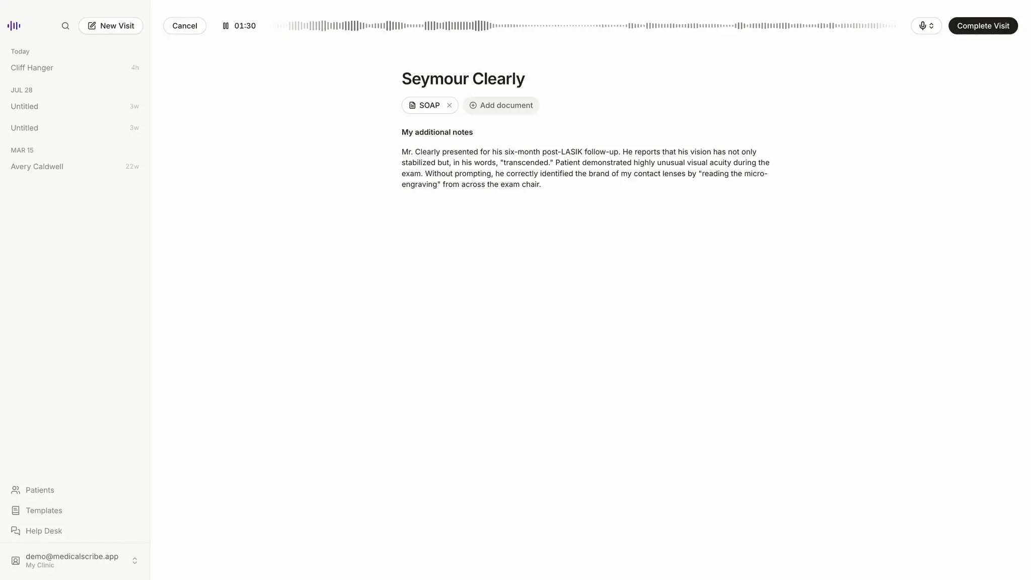 Screenshot 4 of Medical Scribe
