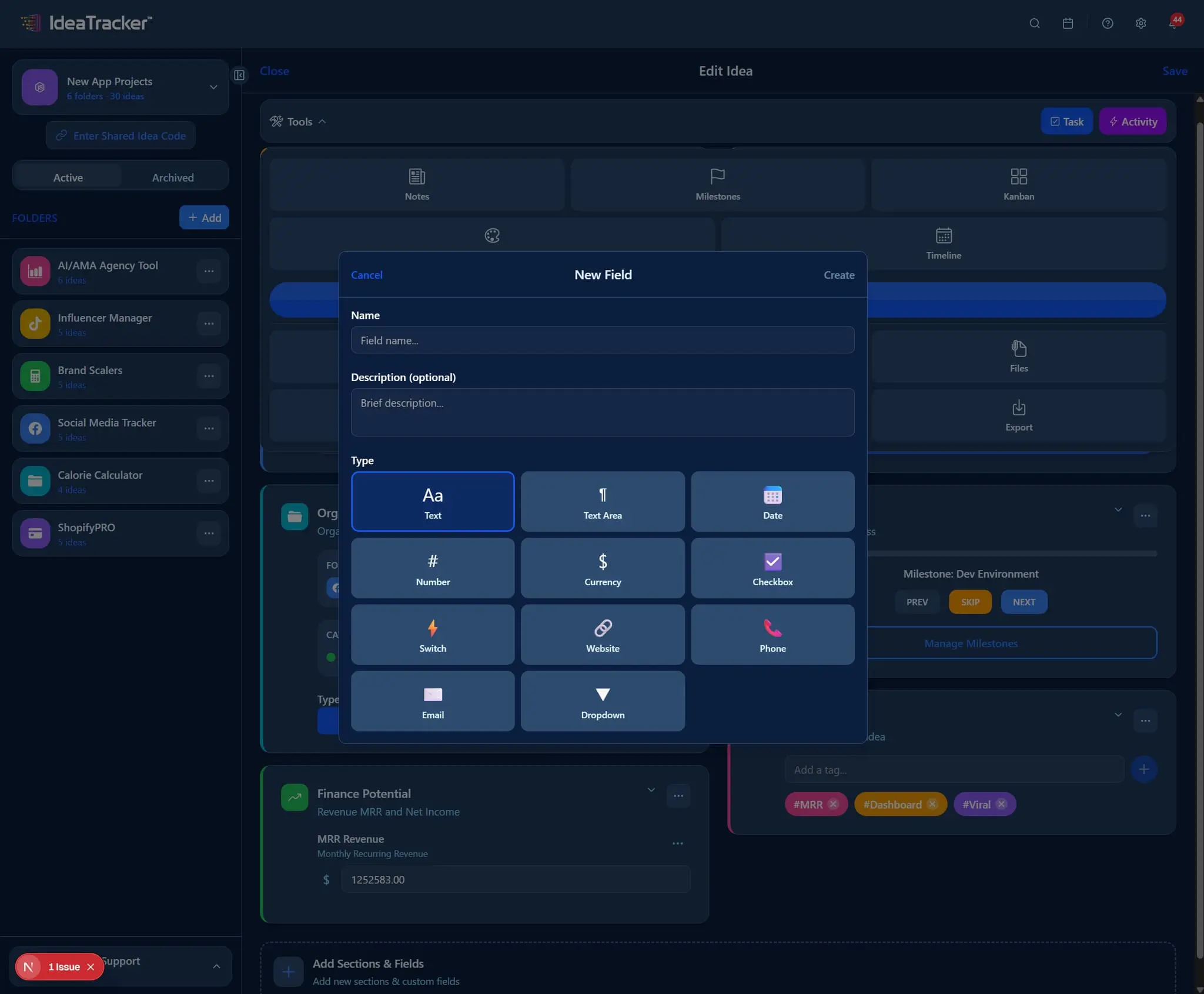 Screenshot 8 of IdeaTracker