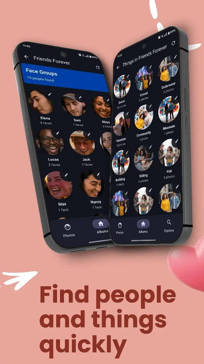 Screenshot 4 of Face Gallery: On Device AI Photo Sorter
