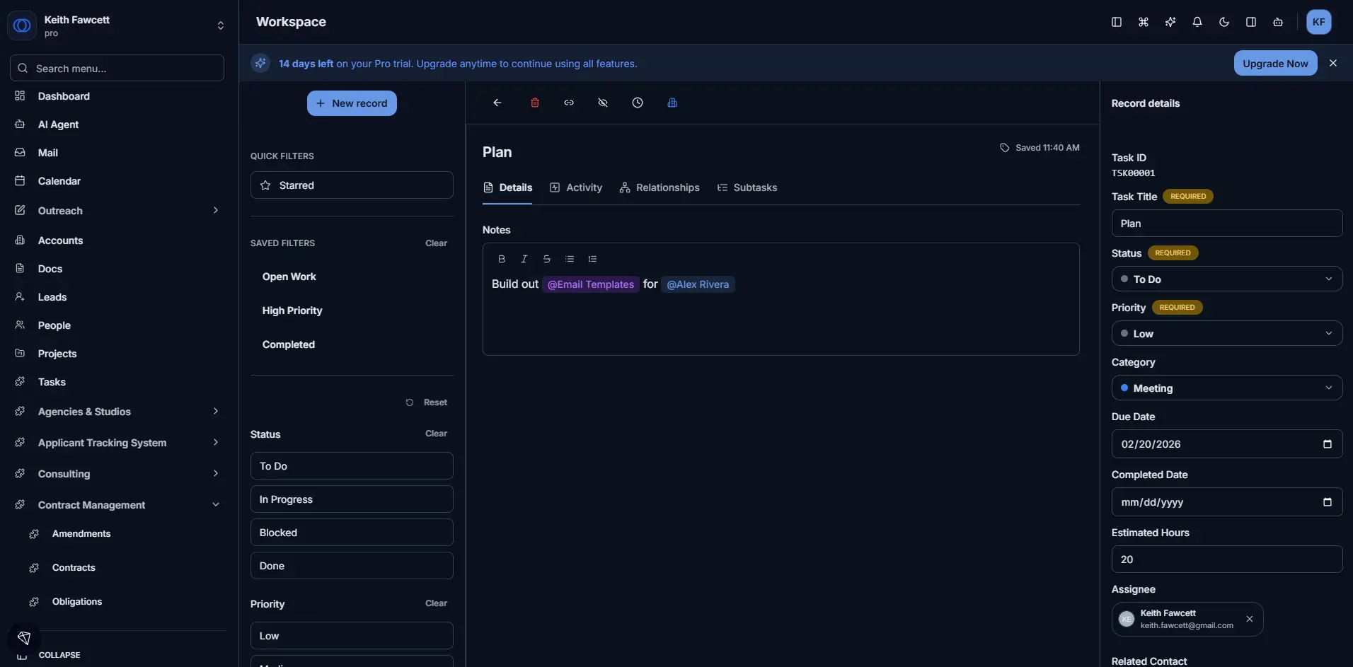 Screenshot 1 of Coherence - The Modern XRM