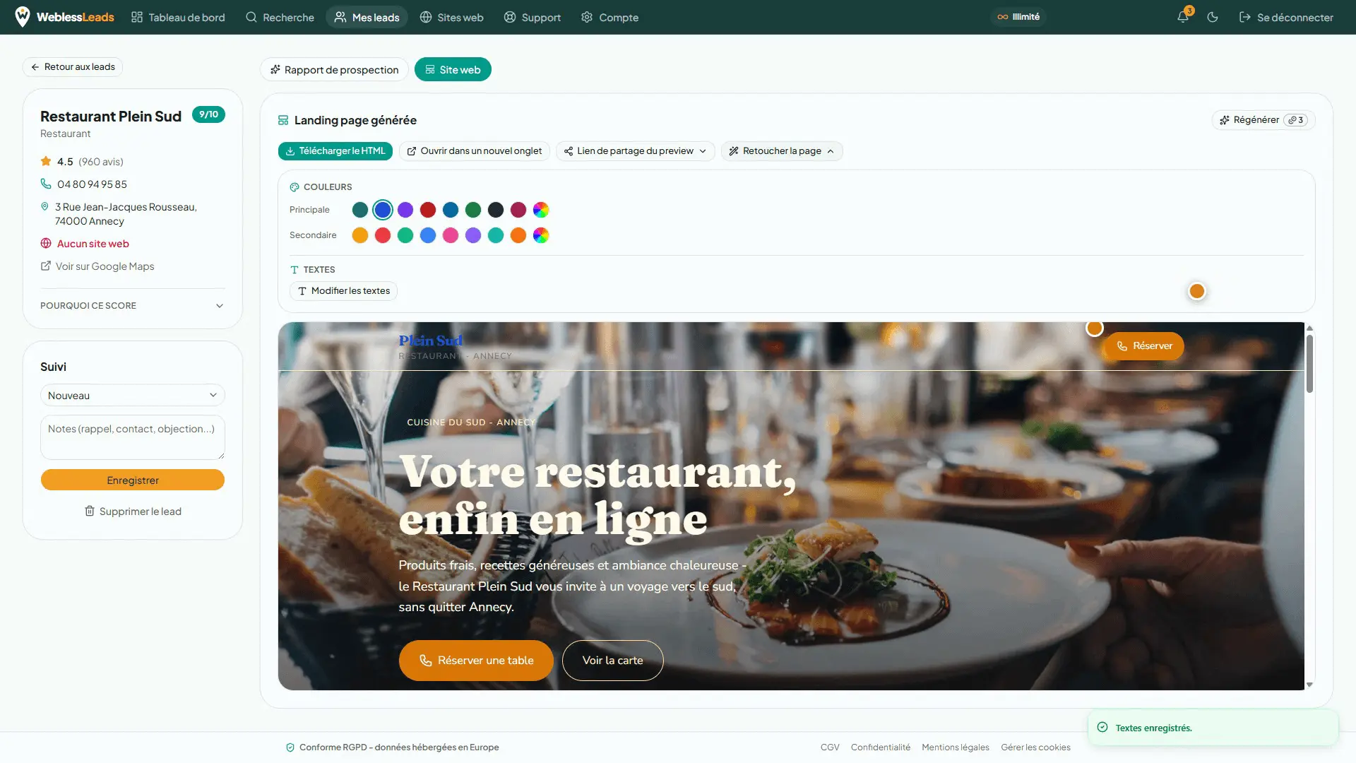 Screenshot 7 of WeblessLeads