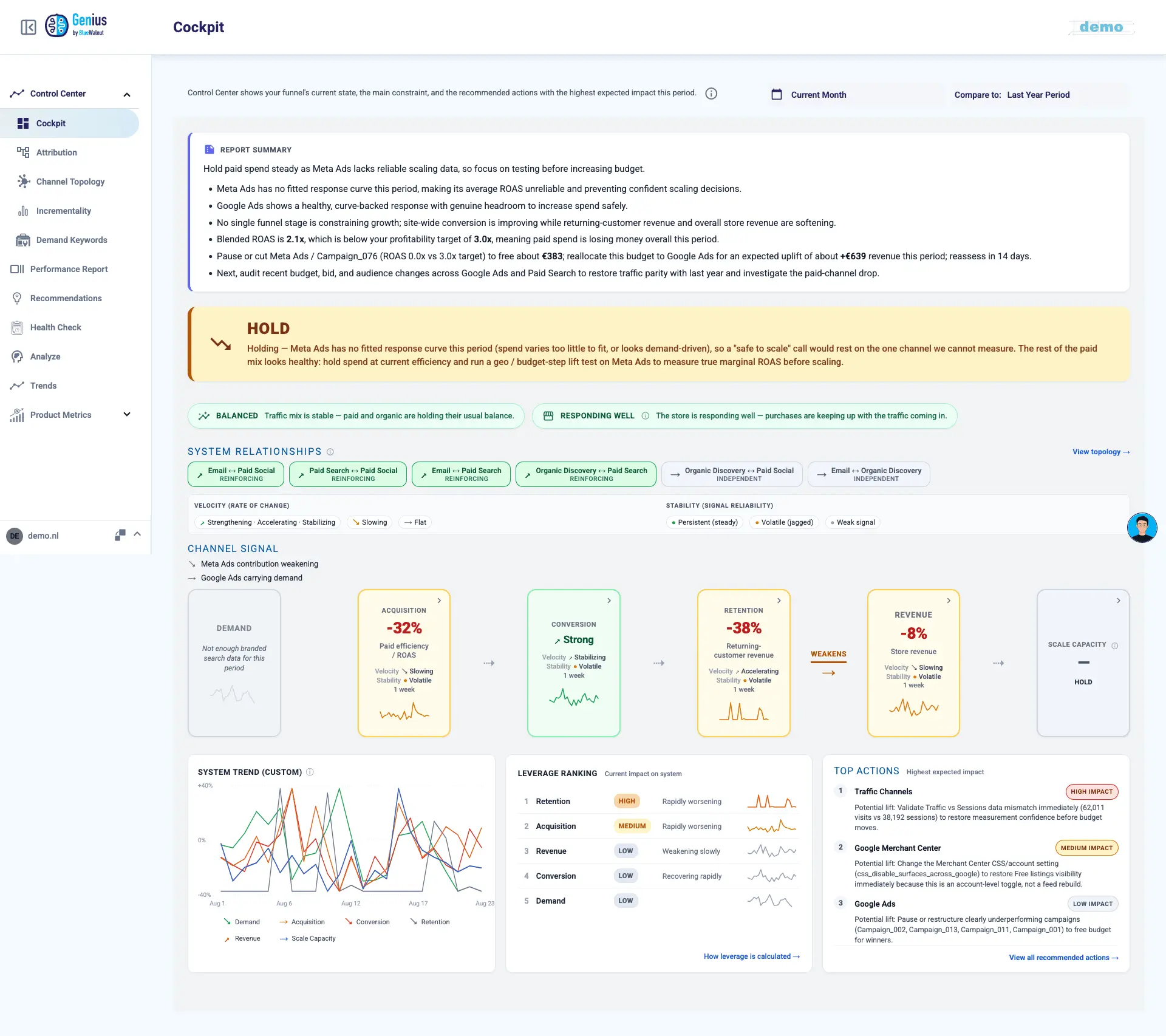 Screenshot 1 of BlueWalnut Genius