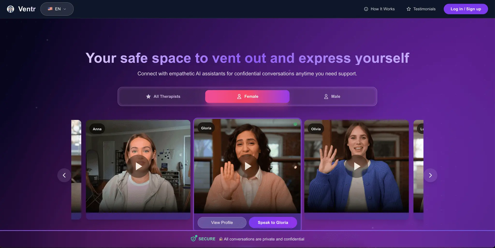 Screenshot 3 of Ventr chat