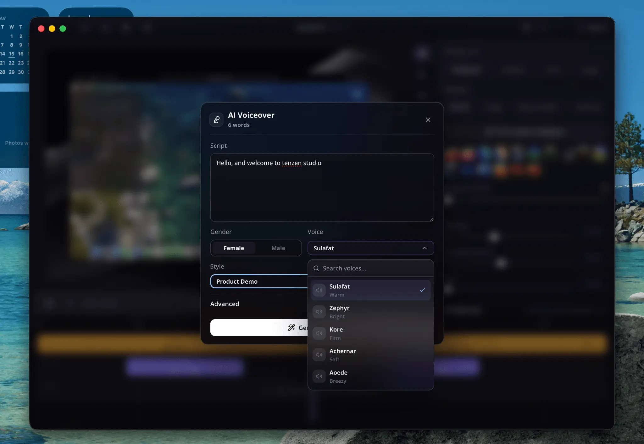 Screenshot 2 of Tenzen Studio
