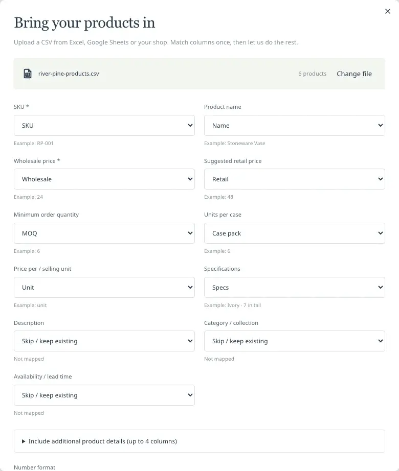 Screenshot 2 of LineSheetFlow