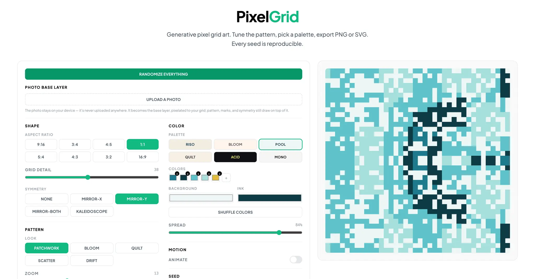 Screenshot 2 of PixelGrid